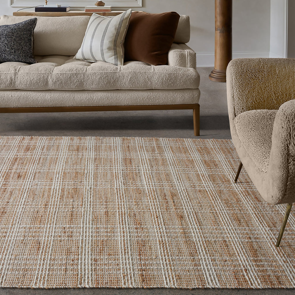 GEBA RUG - NATURAL/IVORY - JUTE/WOOL