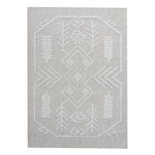 Area Rug, Bedroom Rug, Living Room Rug, Living Area Rug, Indian Rug, Office Carpet, Office Rug, Shop Rug Online, Wool, Natural White, Beige, Hand woven, All Loop, Modern