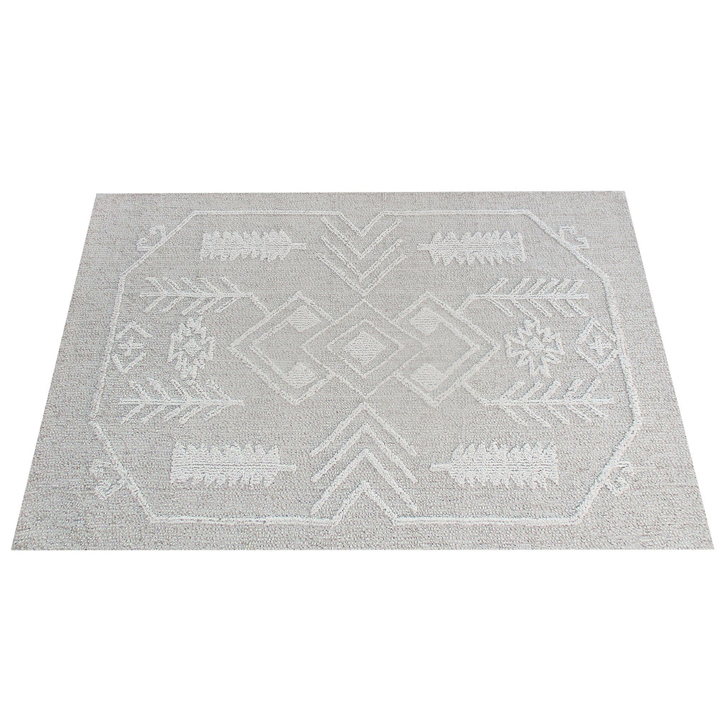 Area Rug, Bedroom Rug, Living Room Rug, Living Area Rug, Indian Rug, Office Carpet, Office Rug, Shop Rug Online, Wool, Natural White, Beige, Hand woven, All Loop, Modern