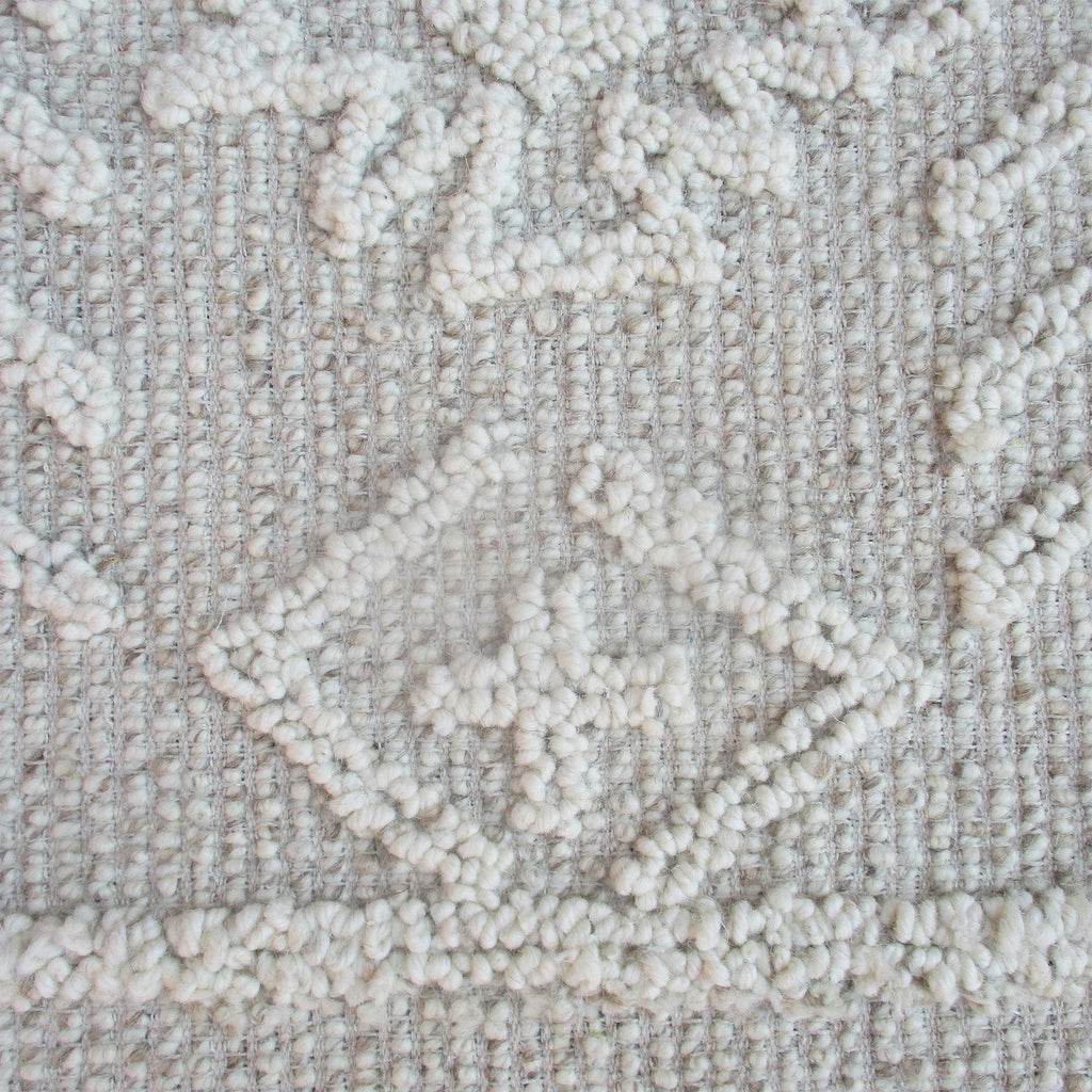 Area Rug, Bedroom Rug, Living Room Rug, Living Area Rug, Indian Rug, Office Carpet, Office Rug, Shop Rug Online, Wool, Natural White, Beige, Hand woven, All Loop, Modern