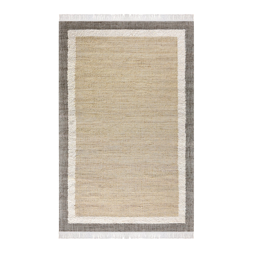 GLOUCESTER RUG - NATURAL/SAGE - JUTE/WOOL - PUNJA