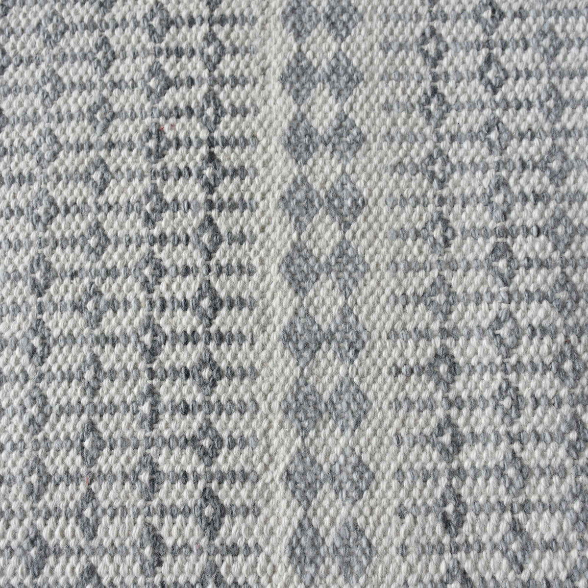 Monolith & Heart Goleta Hand-Woven Recycled PET Rug, Natural White & Grey