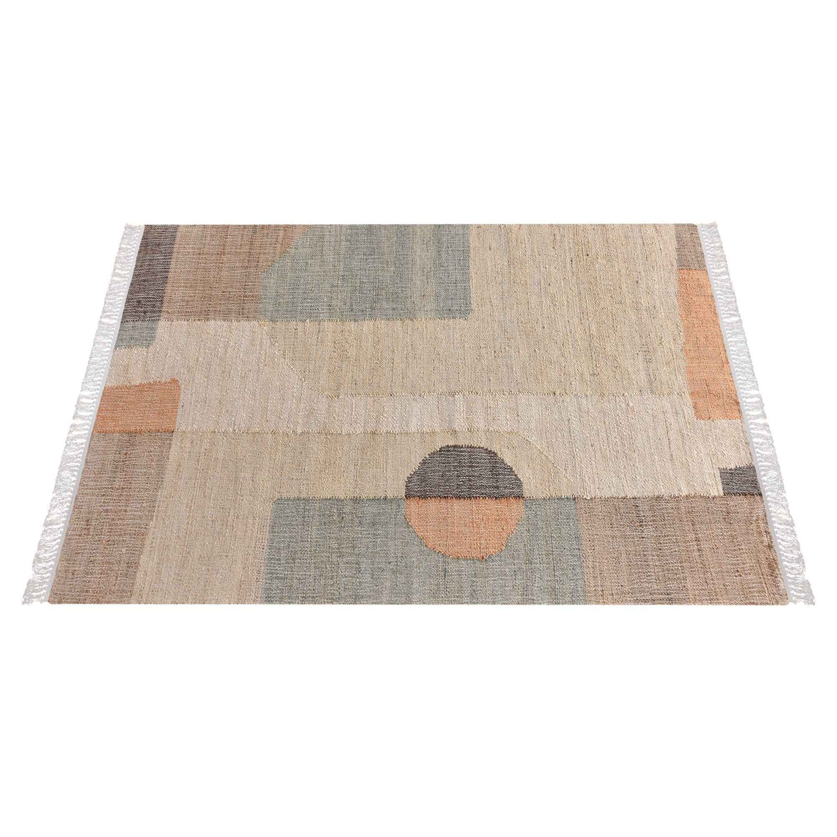 Monolith & Heart Golfito Punja Kelim Jute Rug, Multi
