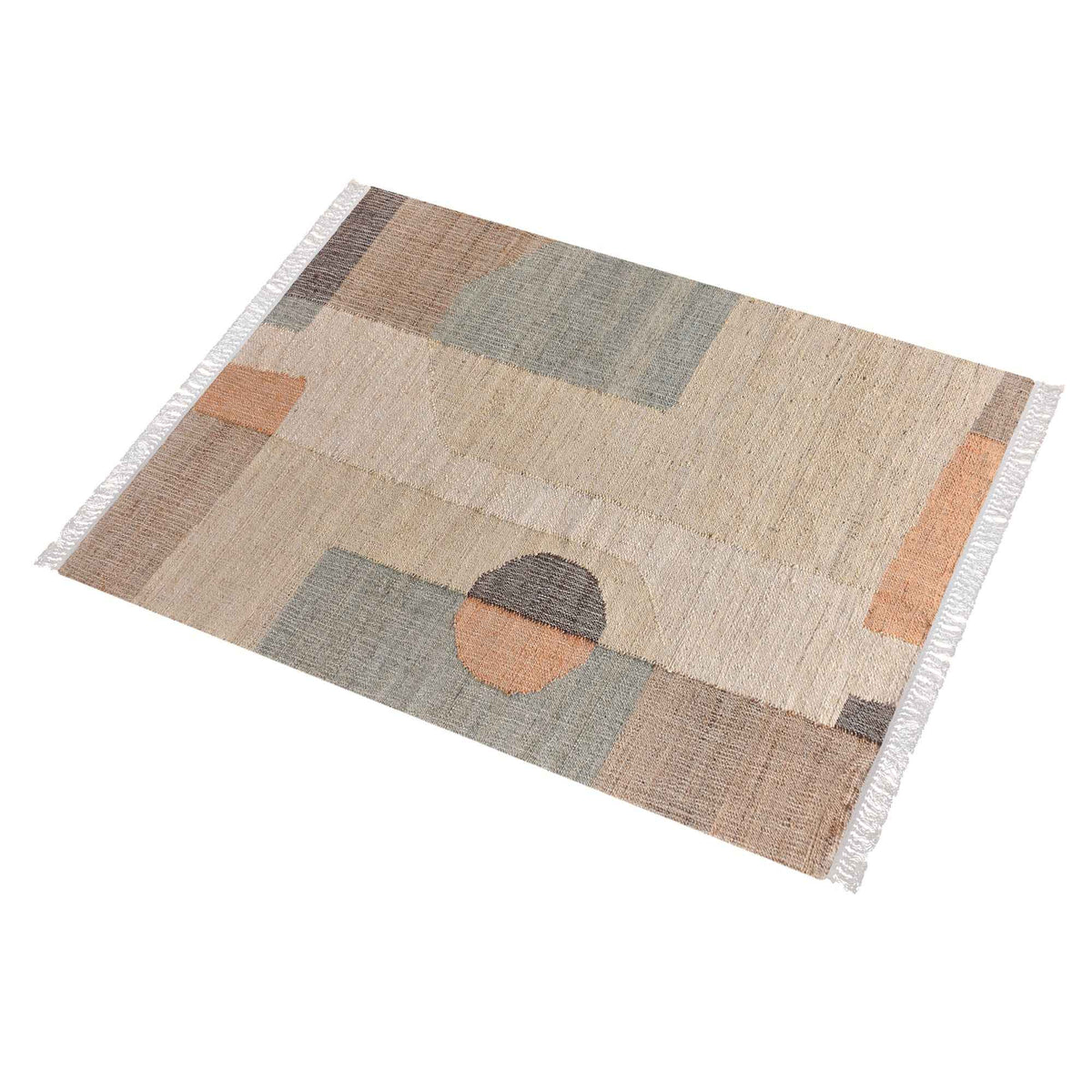 Monolith & Heart Golfito Punja Kelim Jute Rug, Multi