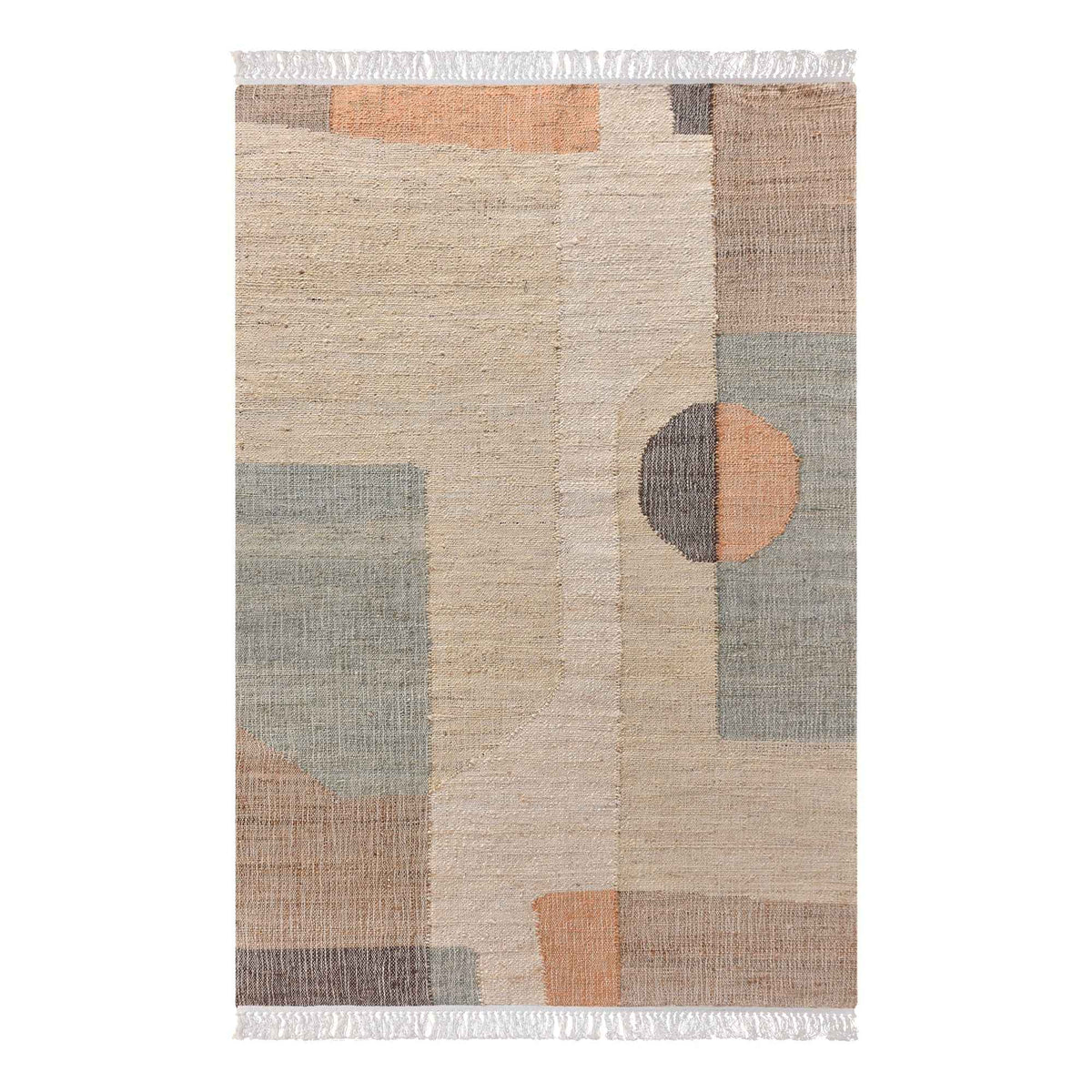 Monolith & Heart Golfito Punja Kelim Jute Rug, Multi