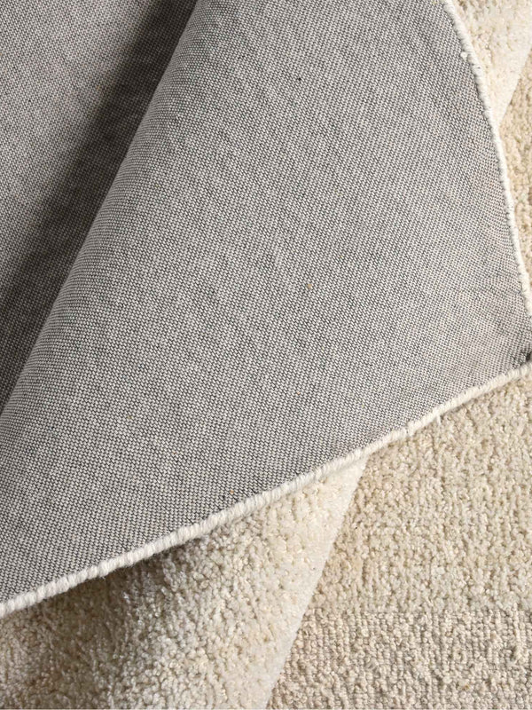 GUADIANA RUG - IVORY- WOOL, HAND WOVEN, OVER TUFTED