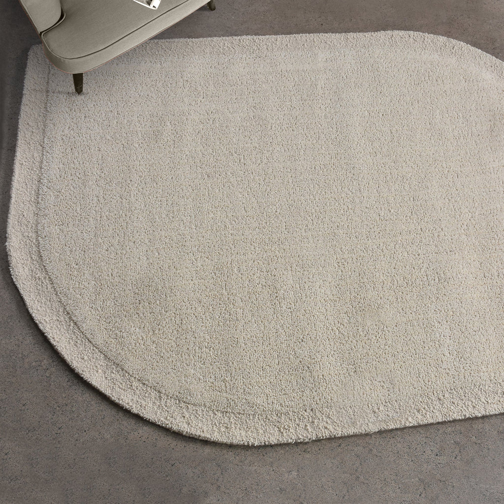 GUADIANA RUG - IVORY- WOOL, HAND WOVEN, OVER TUFTED