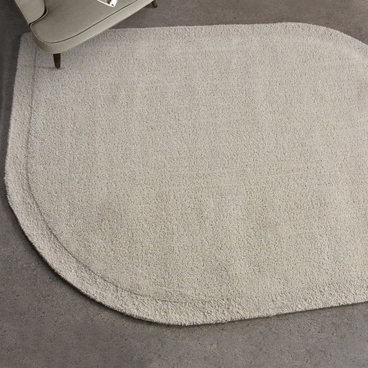 GUADIANA RUG - IVORY- WOOL, HAND WOVEN, OVER TUFTED