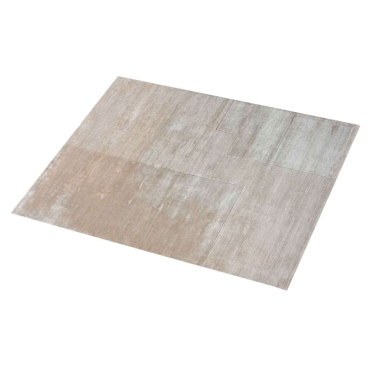 Monolith & Heart Haledon Hand-Woven Viscose & Jute Rug, Beige