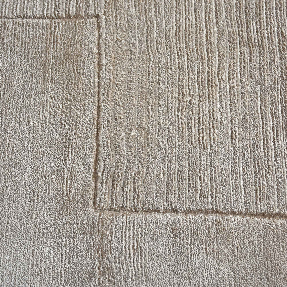 Monolith & Heart Haledon Hand-Woven Viscose & Jute Rug, Beige