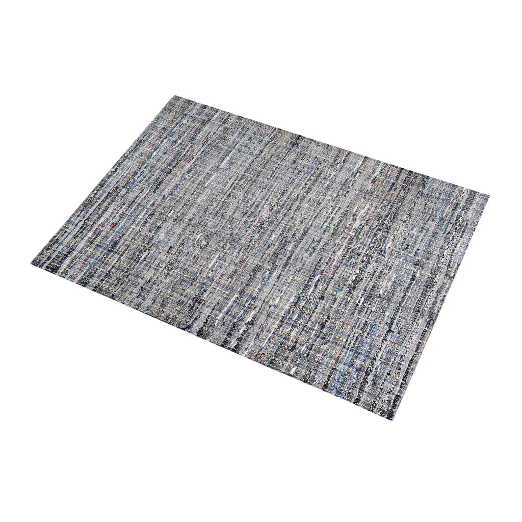 Area Rug, Bedroom Rug, Living Room Rug, Living Area Rug, Indian Rug, Office Carpet, Office Rug, Shop Rug Online, Recycled Fabric, Hemp, Blue, Pitloom, Flat Weave, Textured