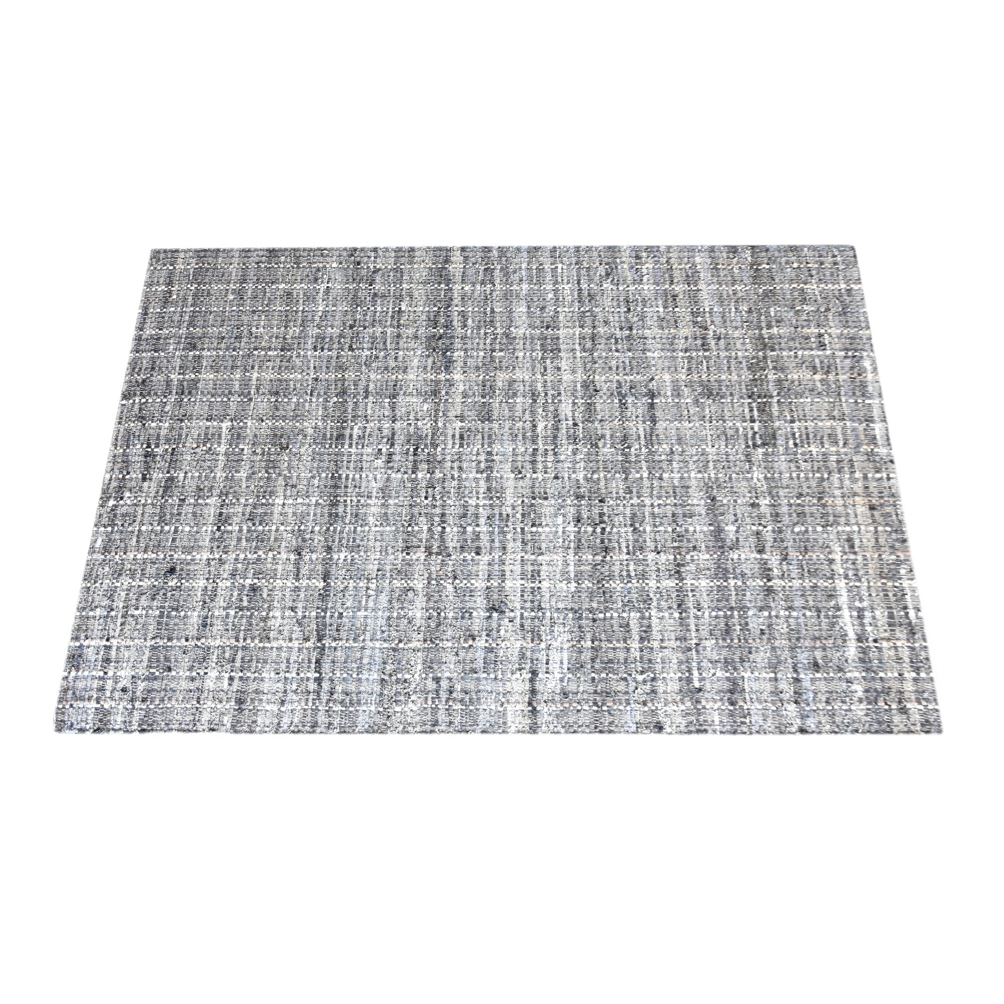 Area Rug, Bedroom Rug, Living Room Rug, Living Area Rug, Indian Rug, Office Carpet, Office Rug, Shop Rug Online, Recycled Fabric, Hemp, Grey, Pitloom, Flat Weave, Textured