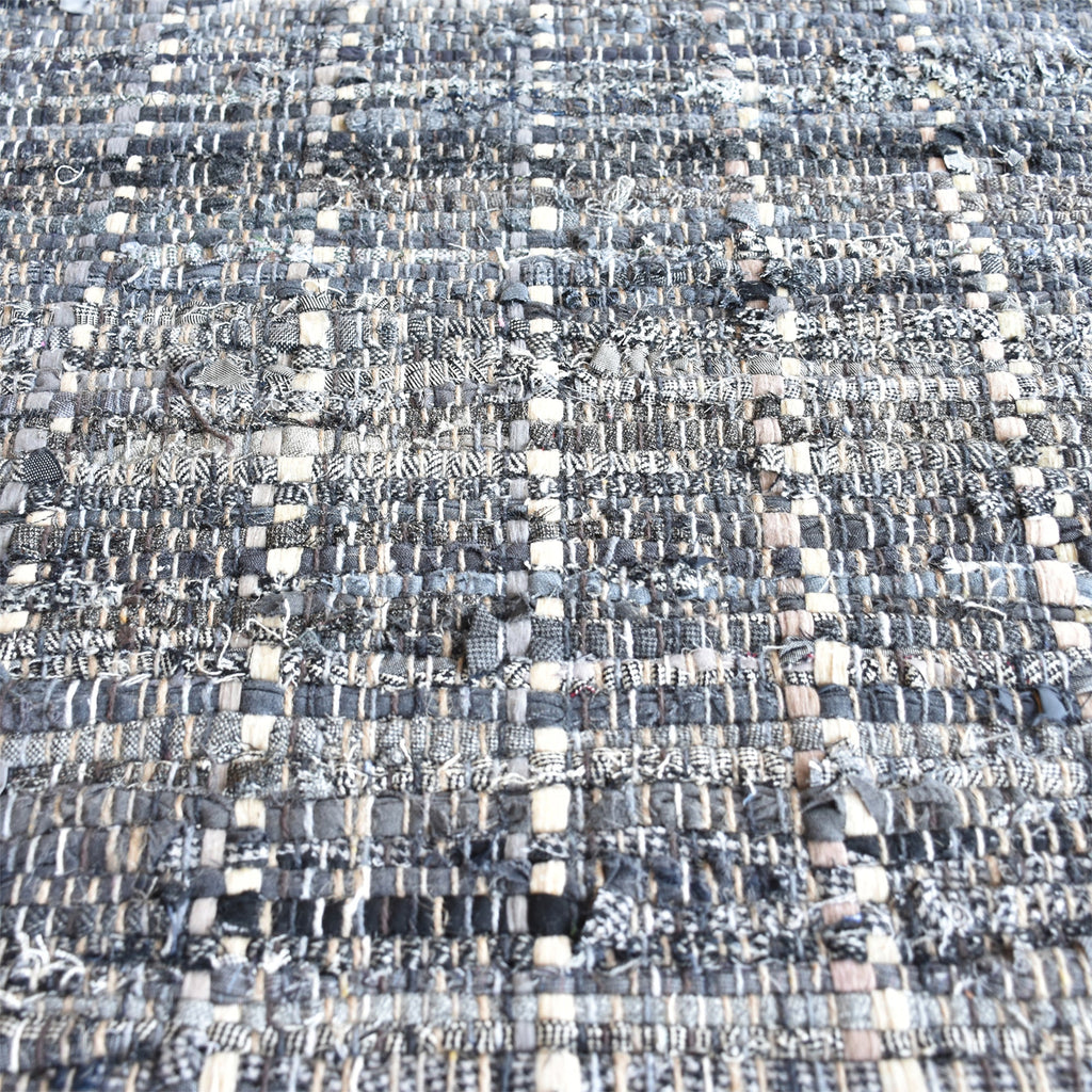 Area Rug, Bedroom Rug, Living Room Rug, Living Area Rug, Indian Rug, Office Carpet, Office Rug, Shop Rug Online, Recycled Fabric, Hemp, Grey, Pitloom, Flat Weave, Textured