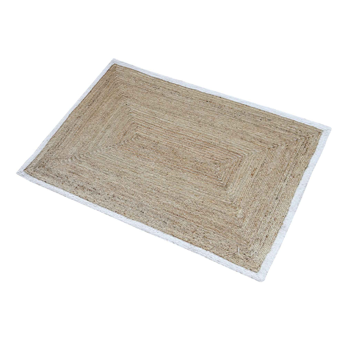 Monolith & Heart Haruno Hand-Woven Hemp & Recycled Fabric Rug, Multiple Colours