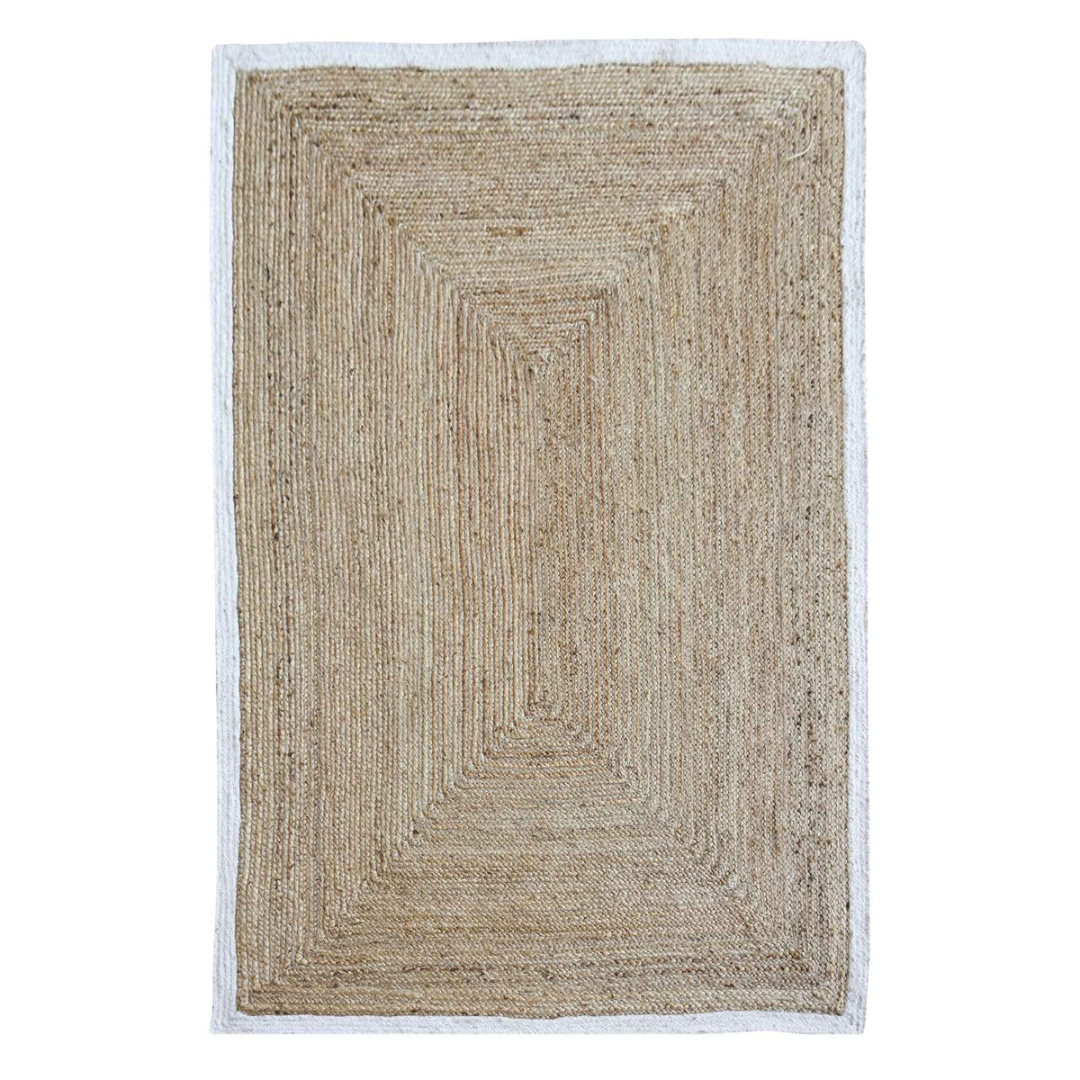 Monolith & Heart Haruno Hand-Woven Hemp & Recycled Fabric Rug, Multiple Colours