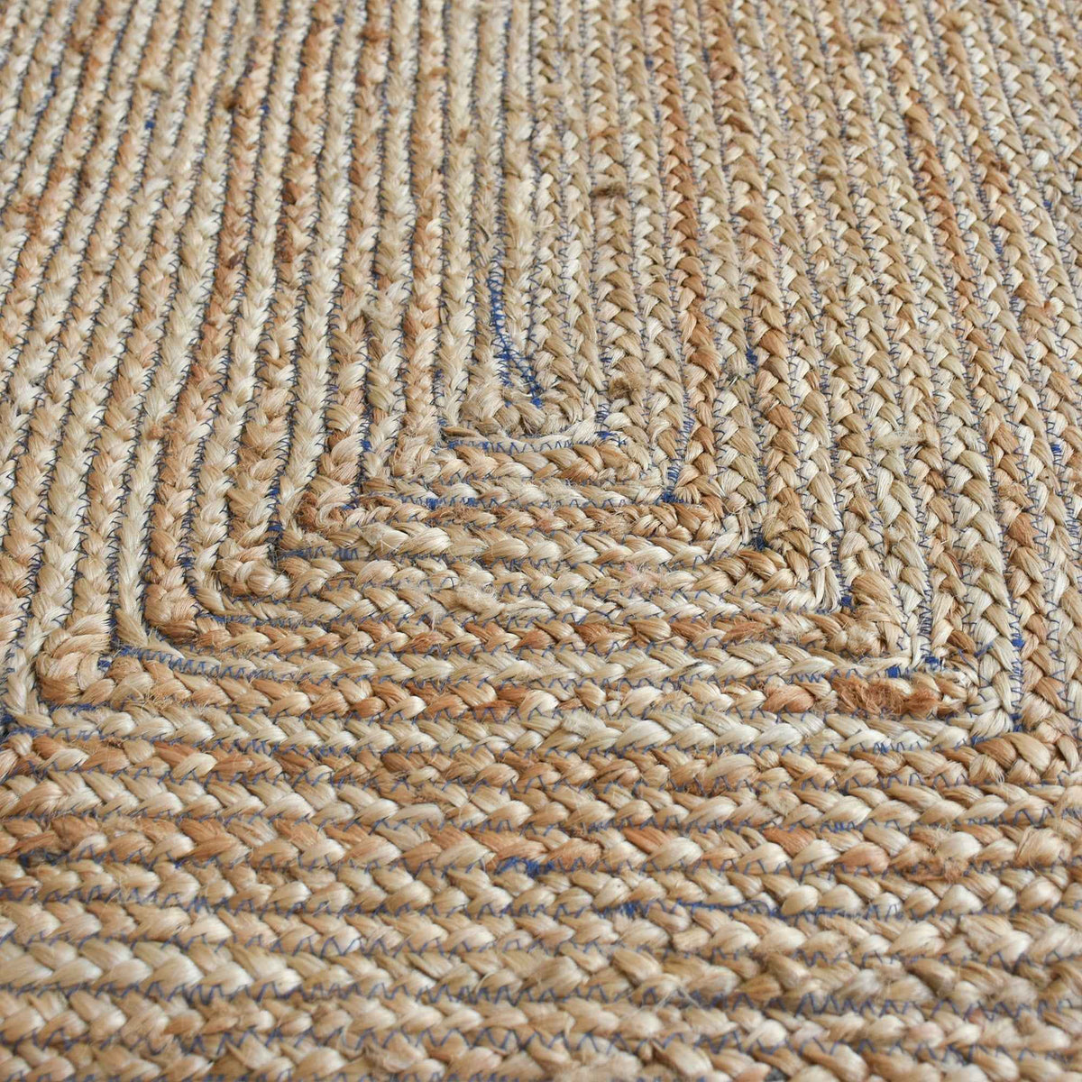 Monolith & Heart Haruno Hand-Woven Hemp & Recycled Fabric Rug, Multiple Colours