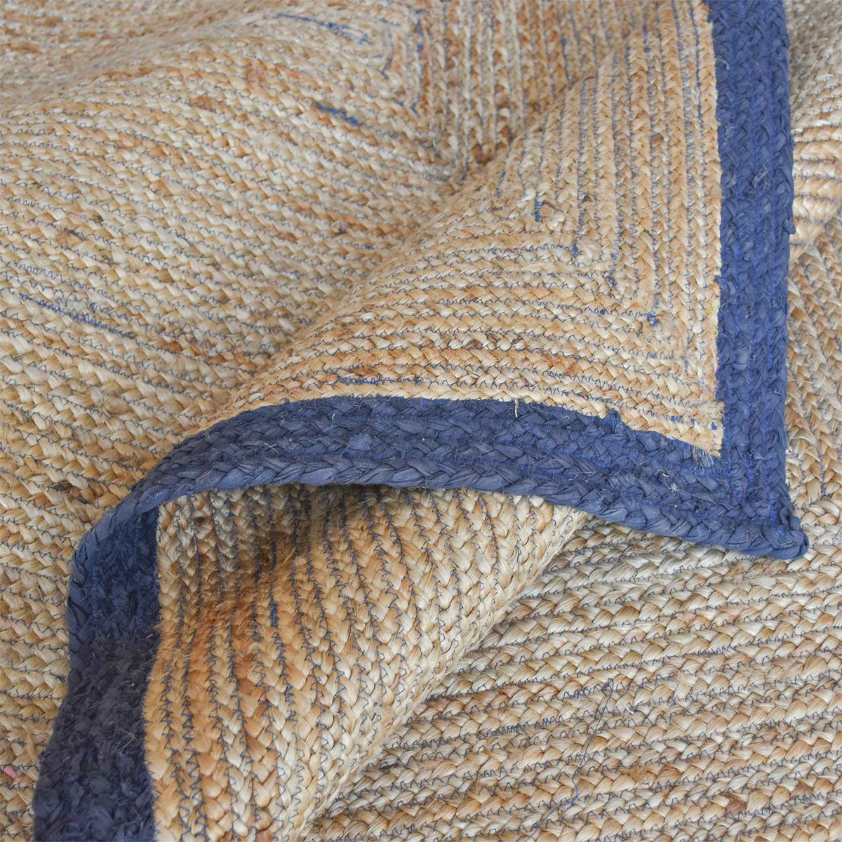 Monolith & Heart Haruno Hand-Woven Hemp & Recycled Fabric Rug, Multiple Colours