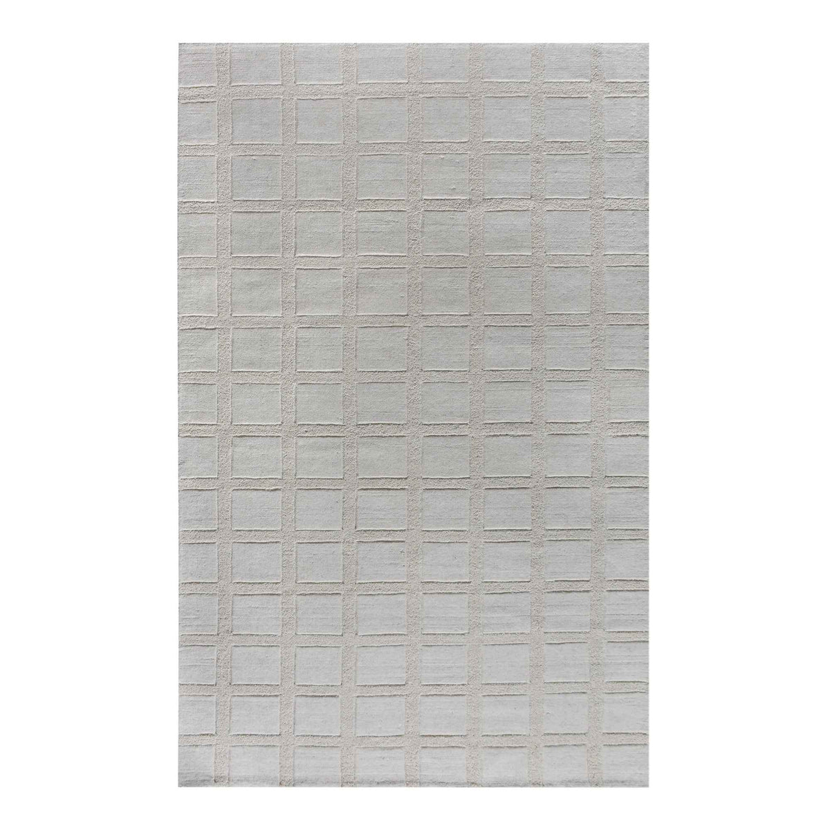 Monolith & Heart Hayford Hand-Woven Wool Rug, Natural White