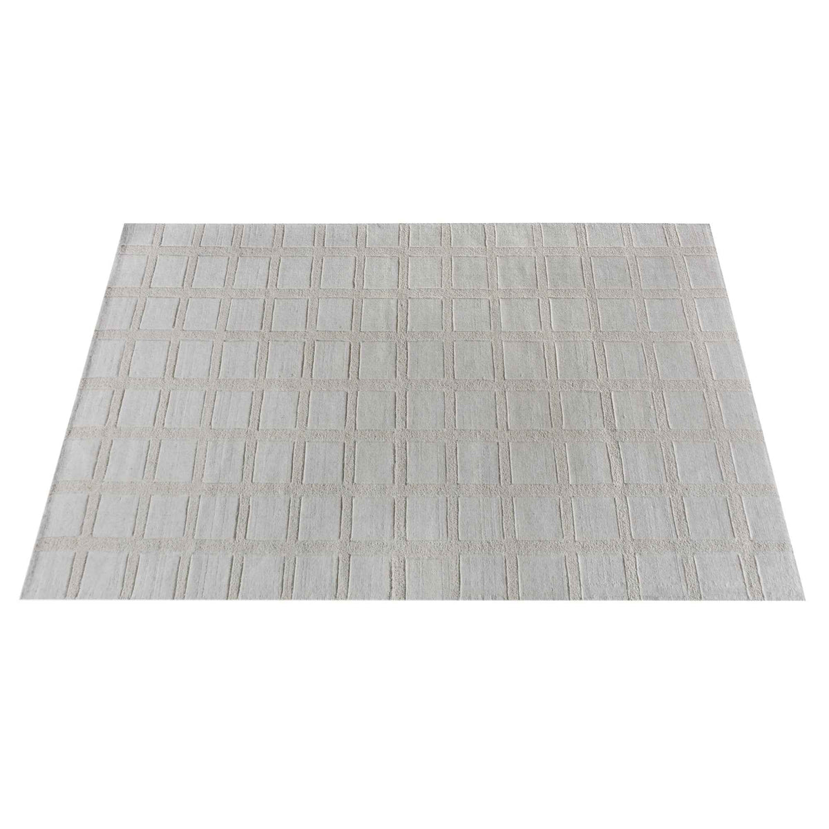 Monolith & Heart Hayford Hand-Woven Wool Rug, Natural White