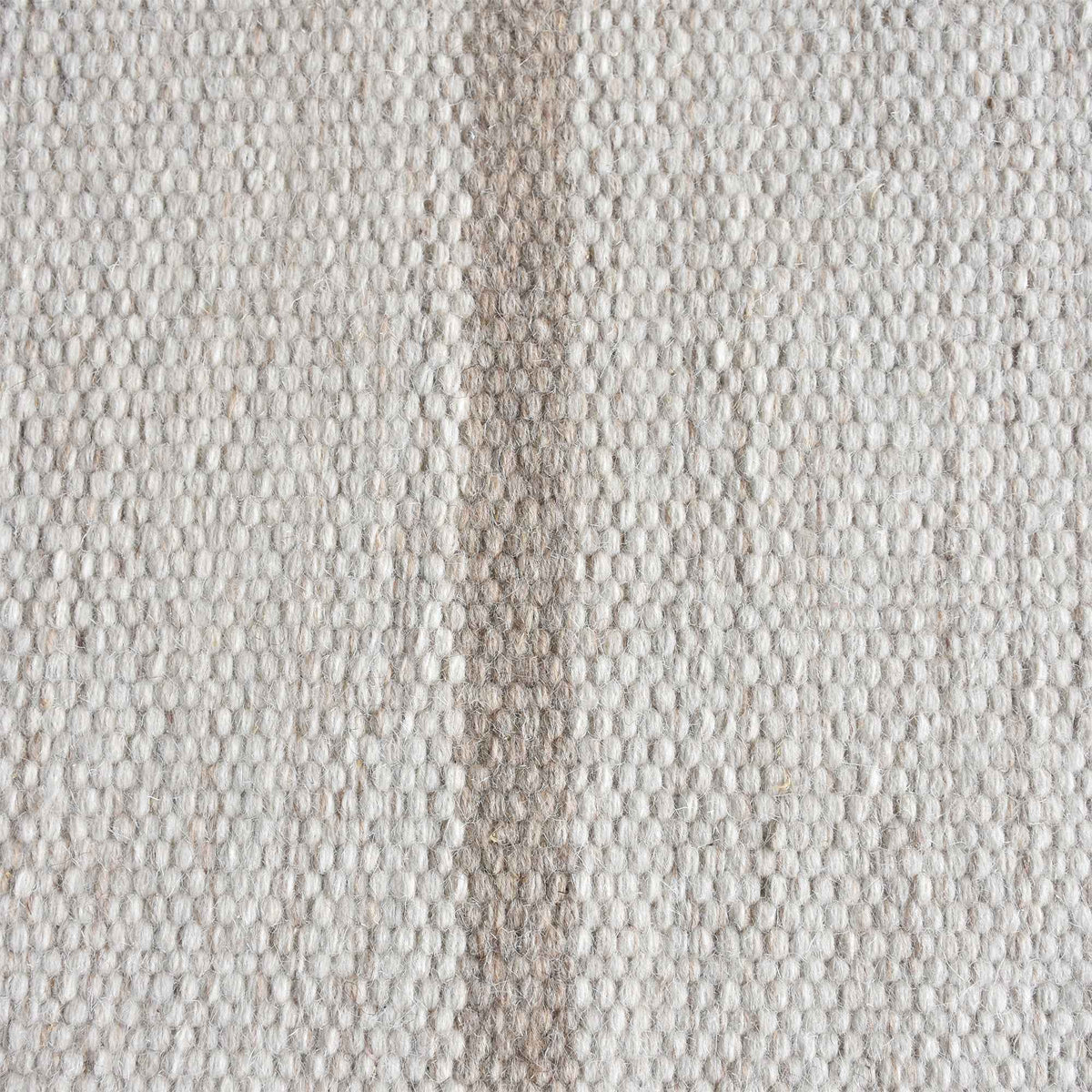 Monolith & Heart Hoyne Punja Kelim Wool Rug, Natural White & Beige