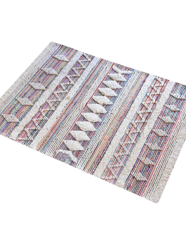 HYRAX RUG - WOOL/ RECYCLED FABRIC
