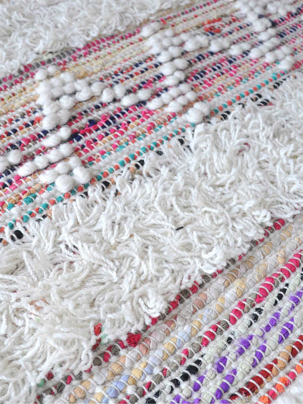 HYRAX RUG - WOOL/ RECYCLED FABRIC