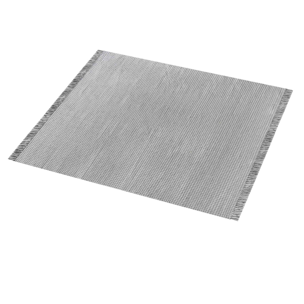 Monolith & Heart Imlay Hand-Woven Recycled PET Rug, Grey & Natural White