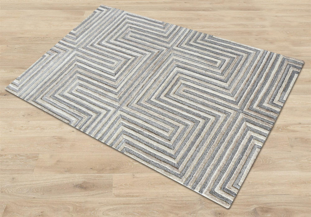 Area Rug, Bedroom Rug, Living Room Rug, Living Area Rug, Indian Rug, Office Carpet, Office Rug, Shop Rug Online, Wool, Beige, Natural White, Hand tufted, Cut And Loop, contemporary