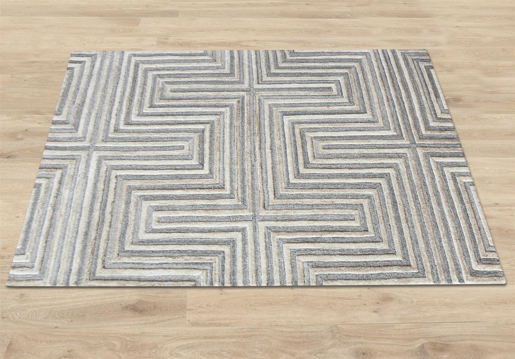 Area Rug, Bedroom Rug, Living Room Rug, Living Area Rug, Indian Rug, Office Carpet, Office Rug, Shop Rug Online, Wool, Beige, Natural White, Hand tufted, Cut And Loop, contemporary