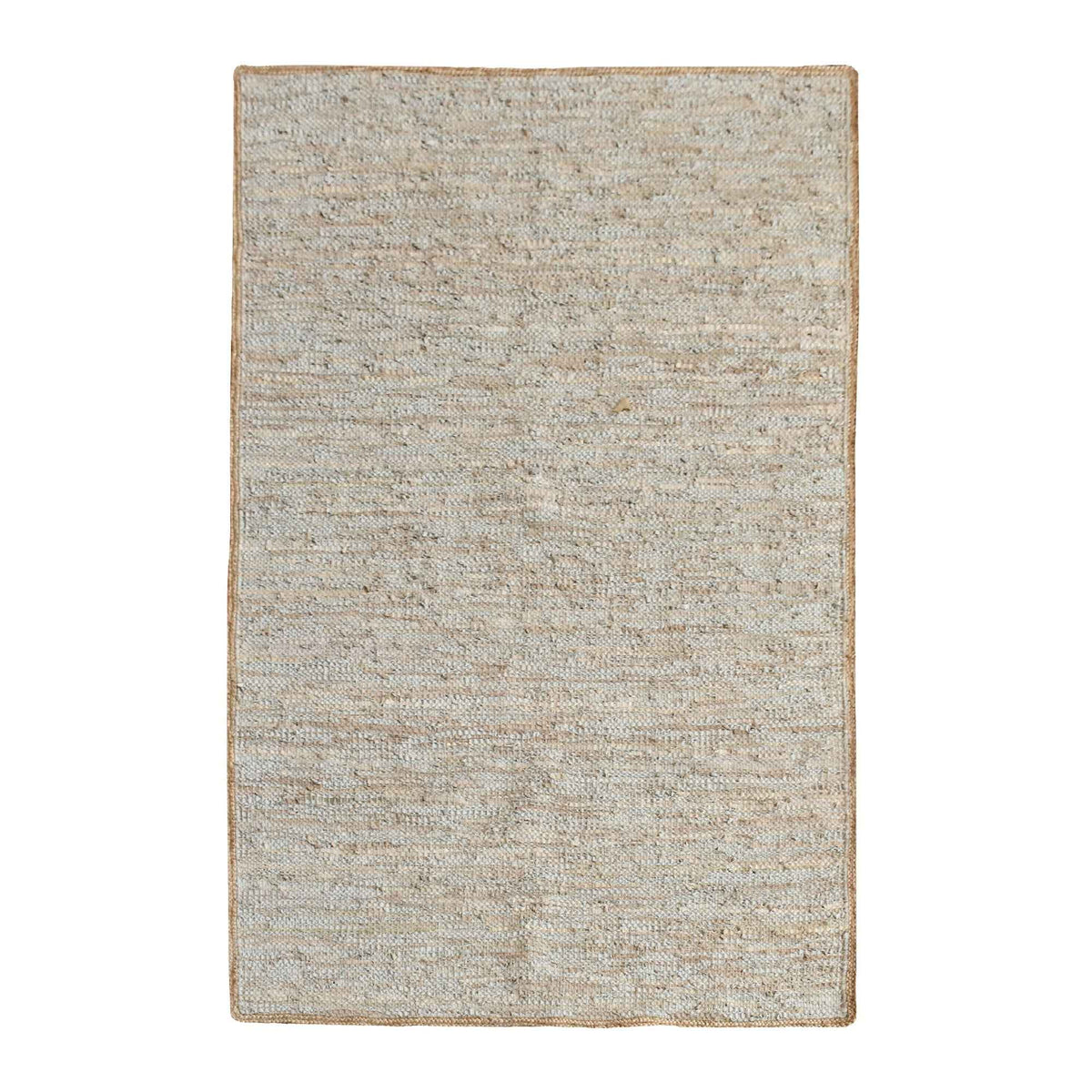 JACMEL RUG - HEMP/ LEATHER