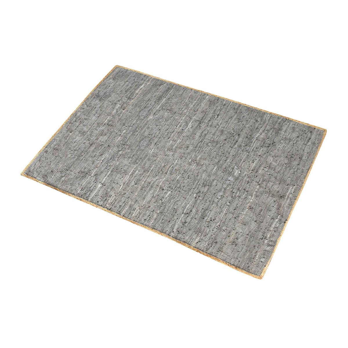 JACMEL RUG - HEMP/ LEATHER