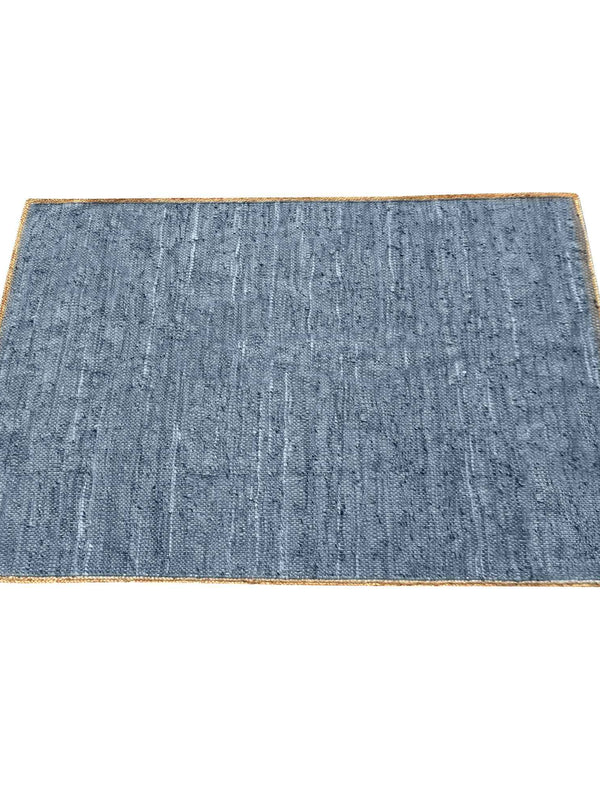 JACMEL RUG - HEMP/ LEATHER