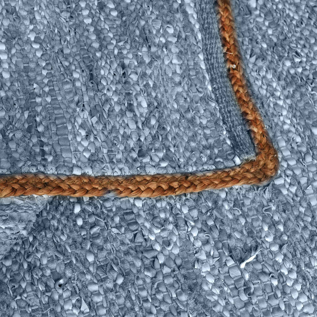 JACMEL RUG - HEMP/ LEATHER
