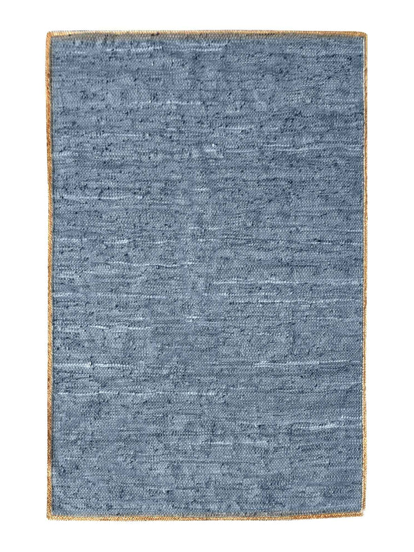 JACMEL RUG - HEMP/ LEATHER