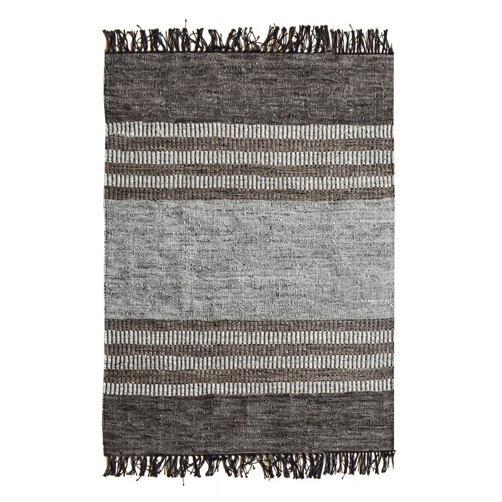 Area Rug, Bedroom Rug, Living Room Rug, Living Area Rug, Indian Rug, Office Carpet, Office Rug, Shop Rug Online, Leather, Hemp, Taupe, Pitloom, Flat Weave, Textured