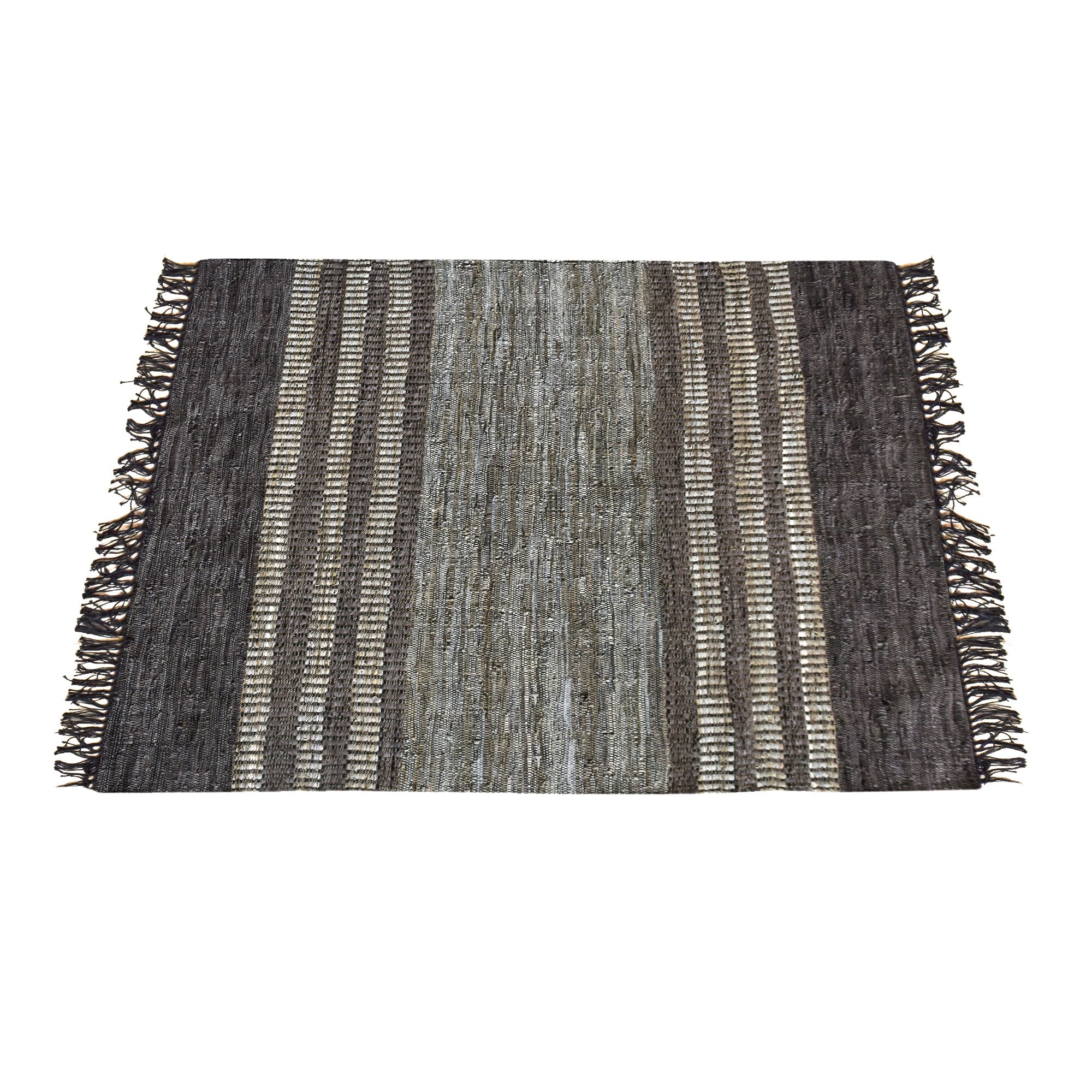Area Rug, Bedroom Rug, Living Room Rug, Living Area Rug, Indian Rug, Office Carpet, Office Rug, Shop Rug Online, Leather, Hemp, Grey, Pitloom, Flat Weave, Textured