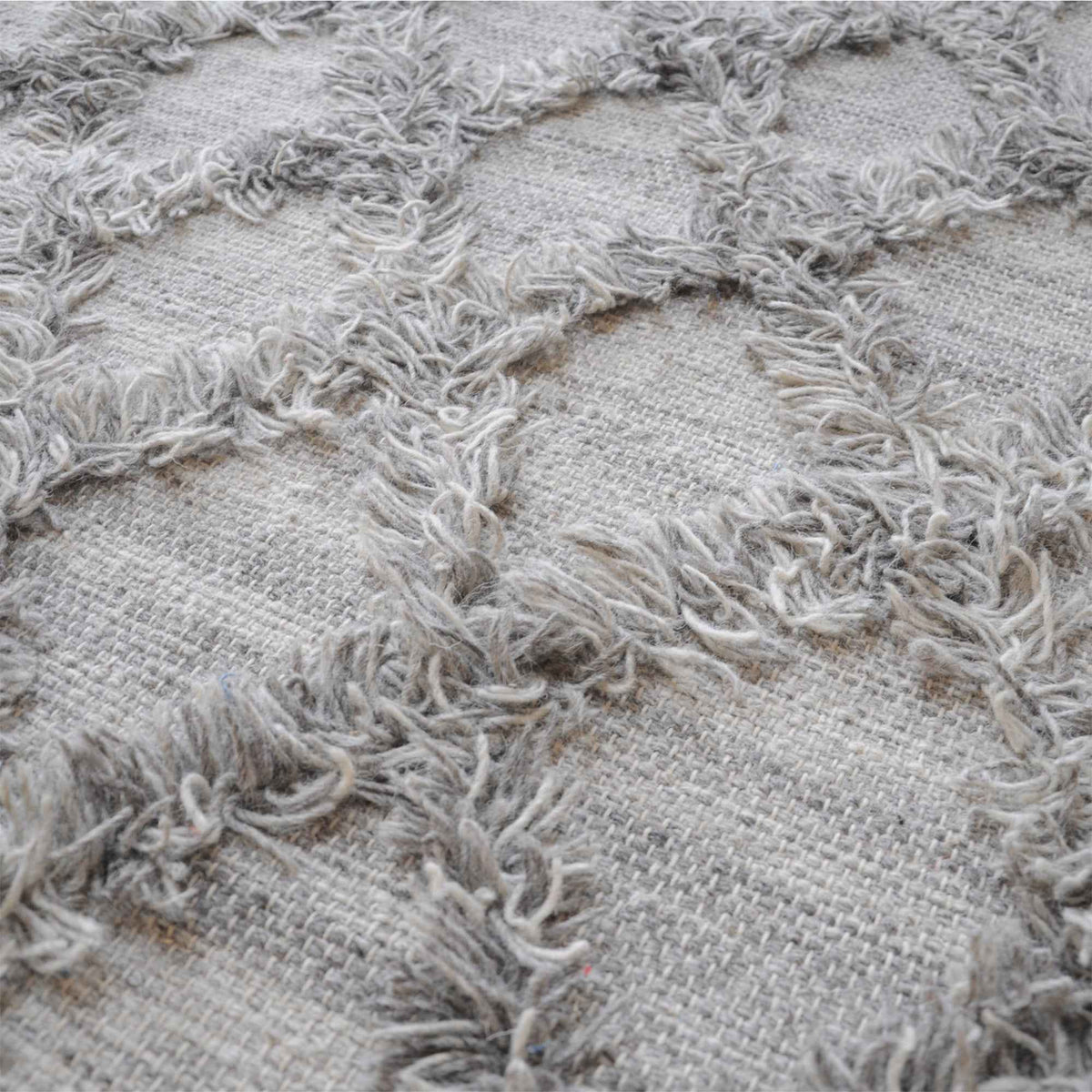 Monolith & Heart Jucar Flatwoven Wool & Linen Rug, Multiple Colours