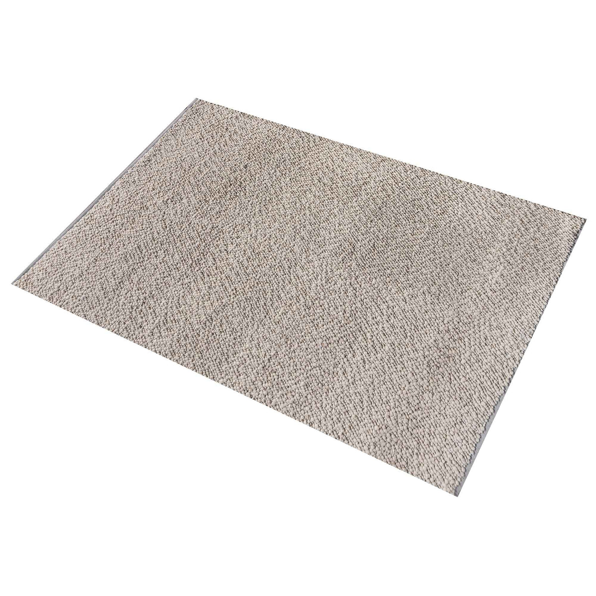 Monolith & Heart Katavia Hand-Woven Wool Rug, Beige