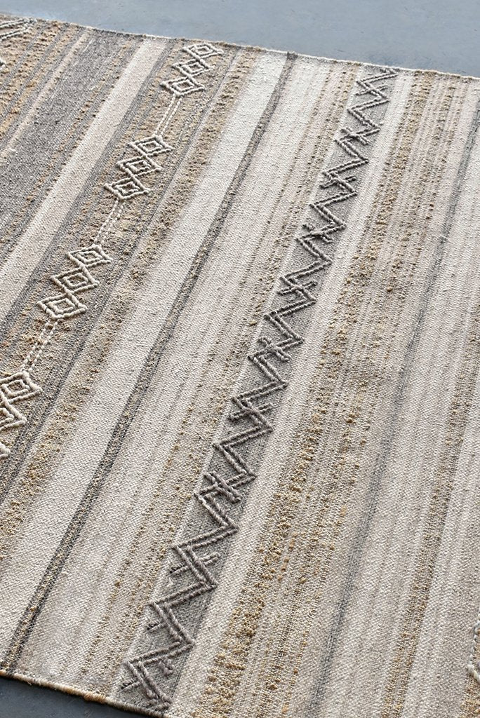 kenyon hemp rug in natural color