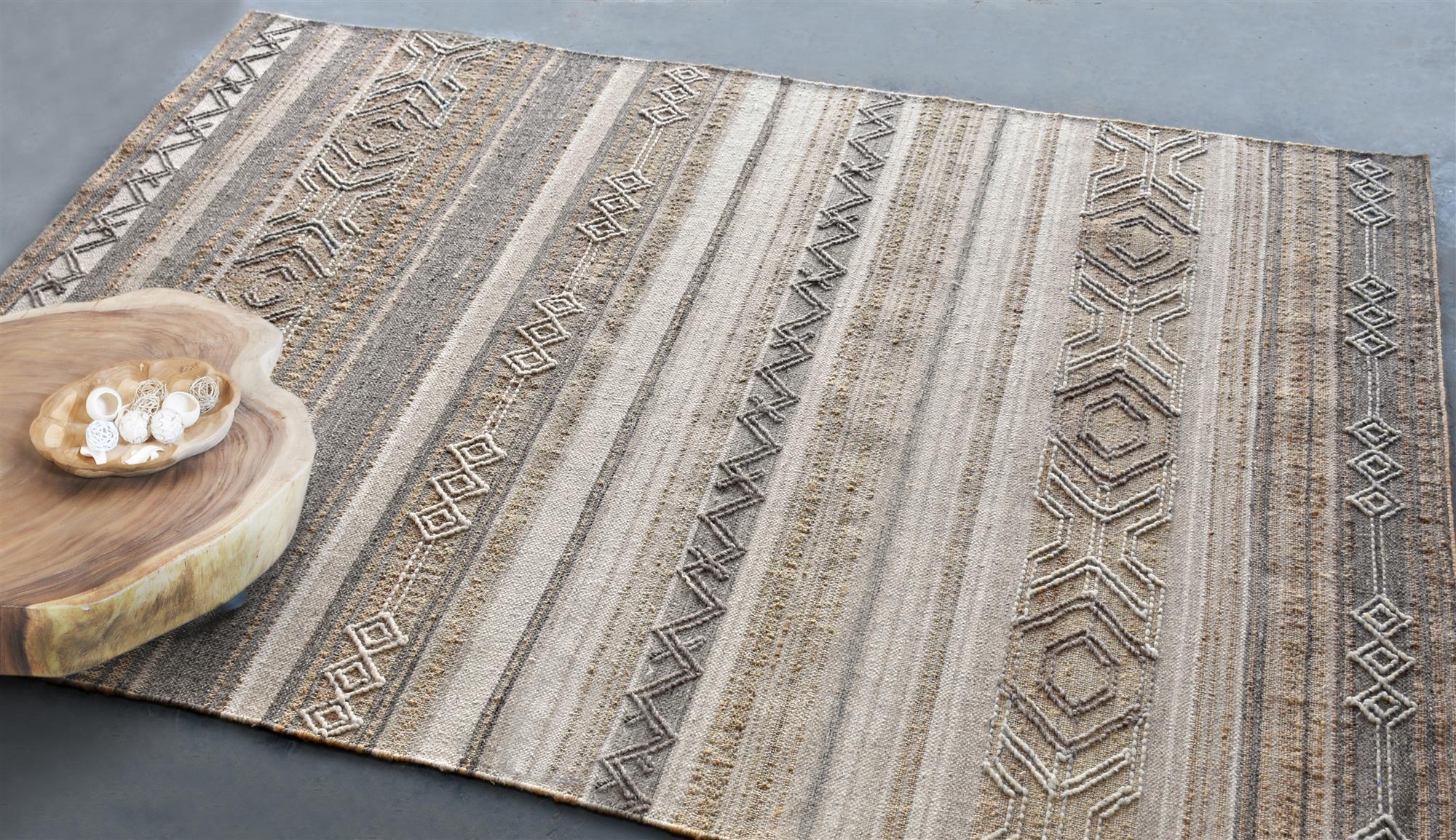 KENYON RUG - HEMP/ WOOL/ VISCOSE