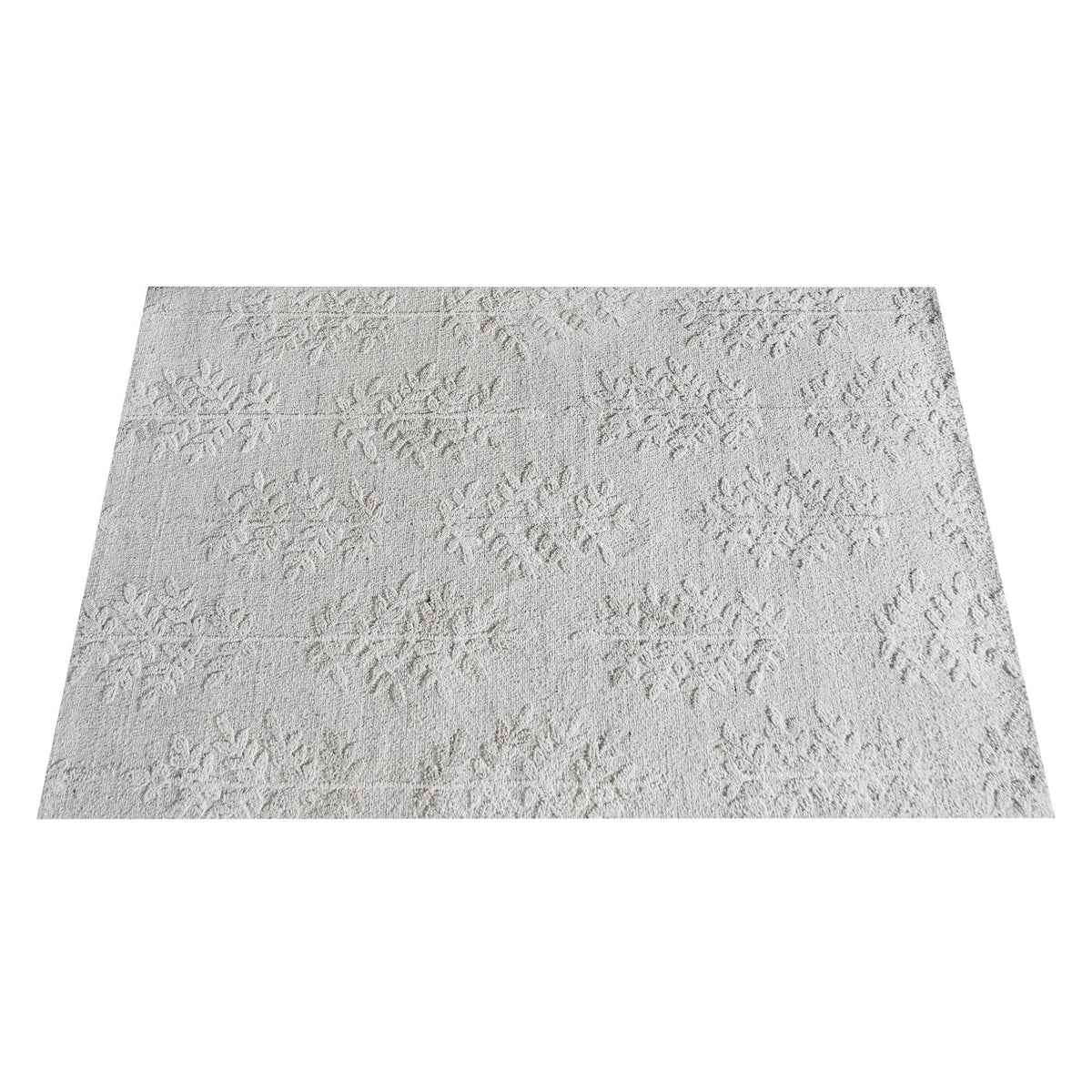 Monolith & Heart Kotlas Hand-Woven & Over-Tufted Wool Rug, Natural White