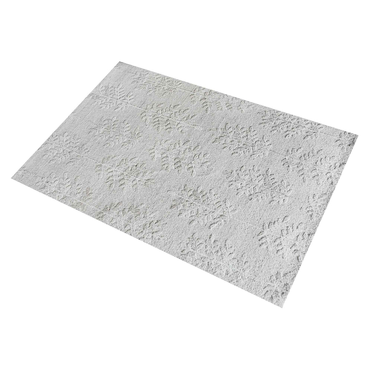 Monolith & Heart Kotlas Hand-Woven & Over-Tufted Wool Rug, Natural White