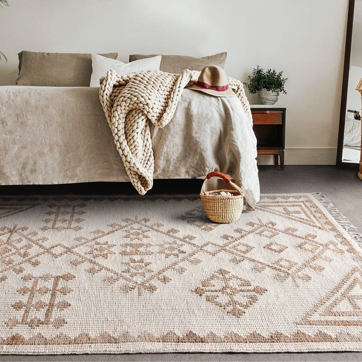 KURAY RUG - JUTE/ WOOL
