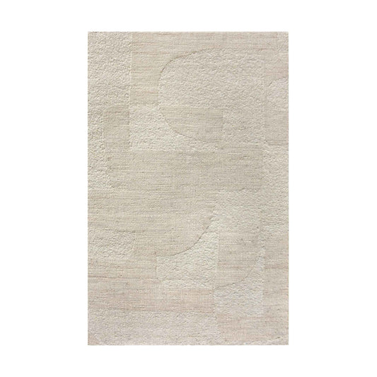 LABOREC RUG - IVORY - NZ WOOL/JUTE - HANDWOVEN