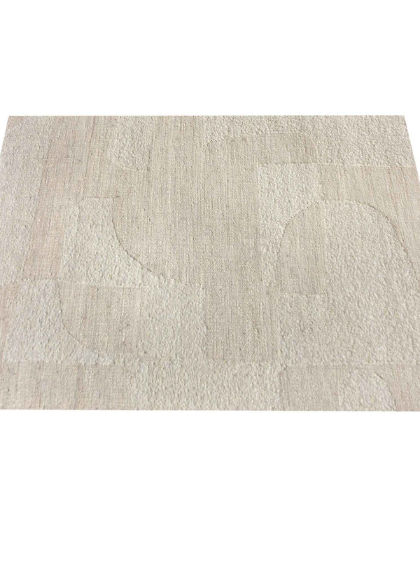 LABOREC RUG - IVORY - NZ WOOL/JUTE - HANDWOVEN