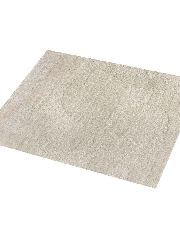 LABOREC RUG - IVORY - NZ WOOL/JUTE - HANDWOVEN