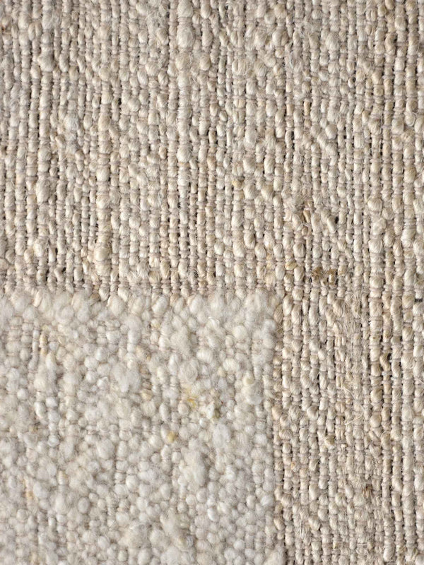 LABOREC RUG - IVORY - NZ WOOL/JUTE - HANDWOVEN