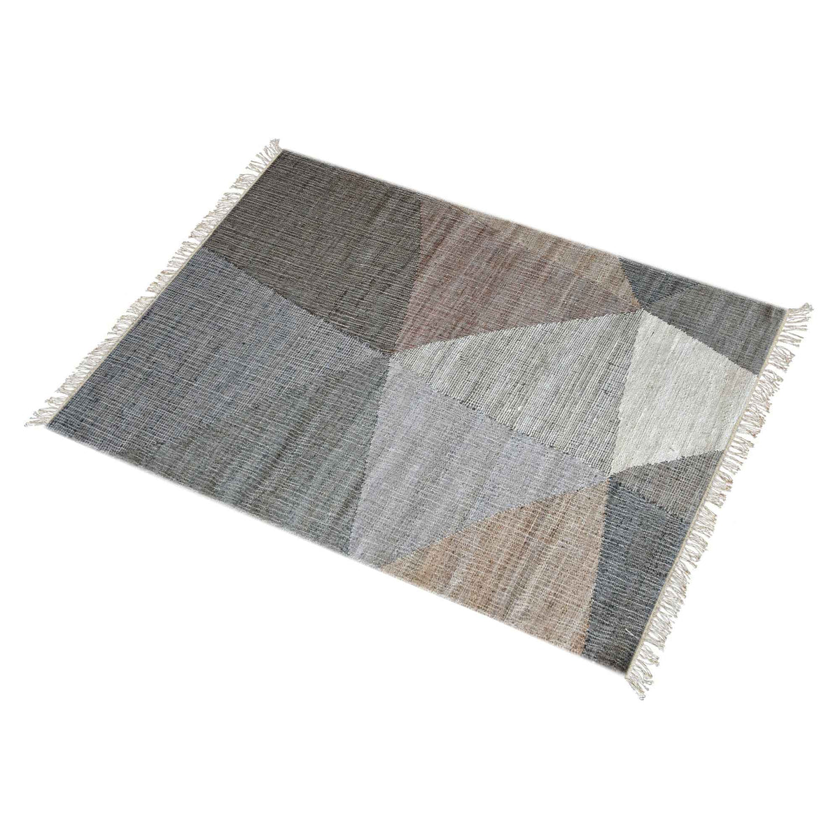 Monolith & Heart Laina Hand-Woven Hemp & Cotton Rug, Natural