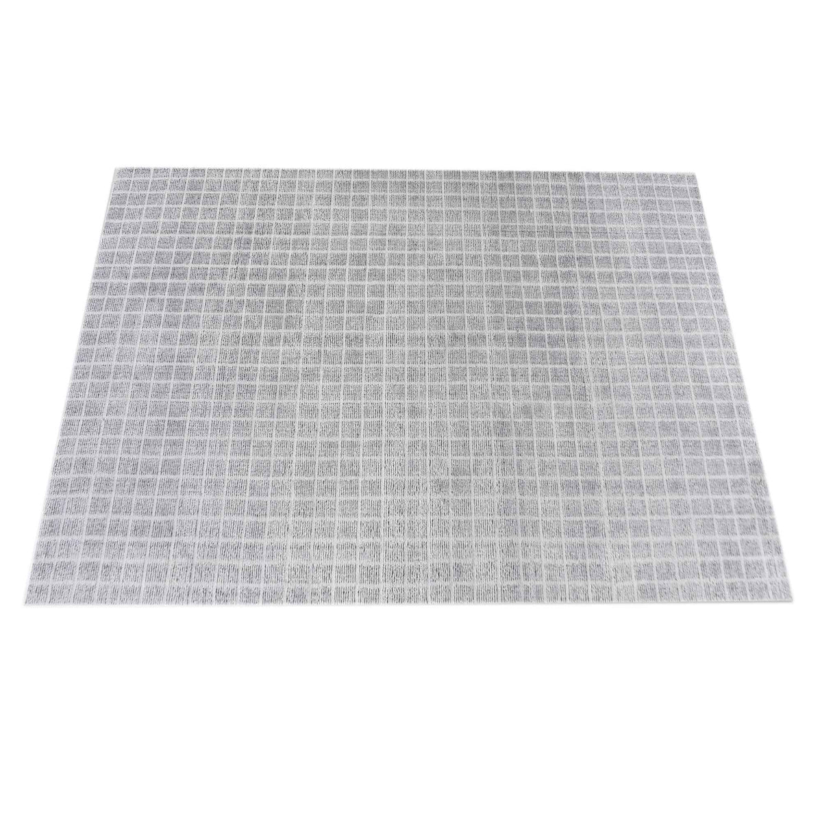 Monolith & Heart Laty Hand-Woven Recycled PET Rug, White & Grey