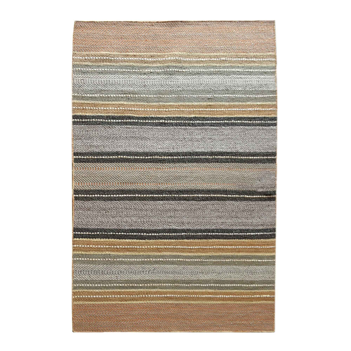 Monolith & Heart Layton Hand-Woven Hemp & Wool Rug, Multi